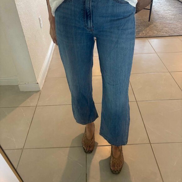 Rag & Bone Lori Mid Rise Crop - Picture 1 of 2
